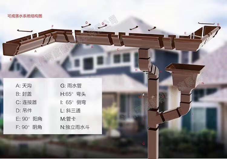 铝合金雨水槽不二之选当地制造商