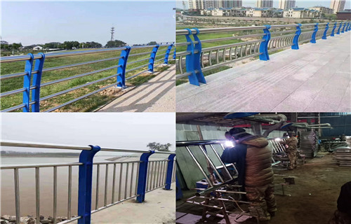 桥梁复合管防撞栏杆型号齐全护栏加工厂当地货源